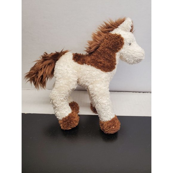 9 Inch Douglas Brown & White Pony Plush - The Cuddle Toy - Picture 4 of 11